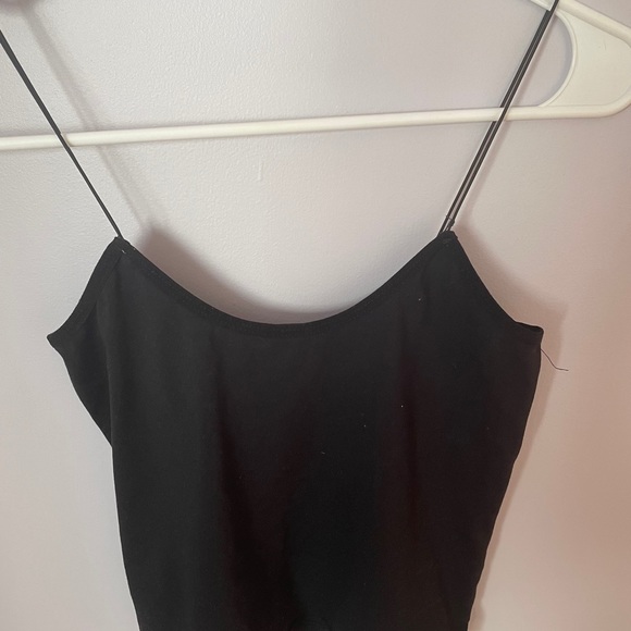 Black string tank top - Picture 2 of 2